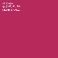 #B7295A - Night Shadz Color Image